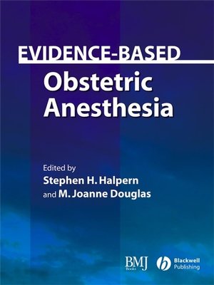 cover image of Evidence-Based Obstetric Anesthesia